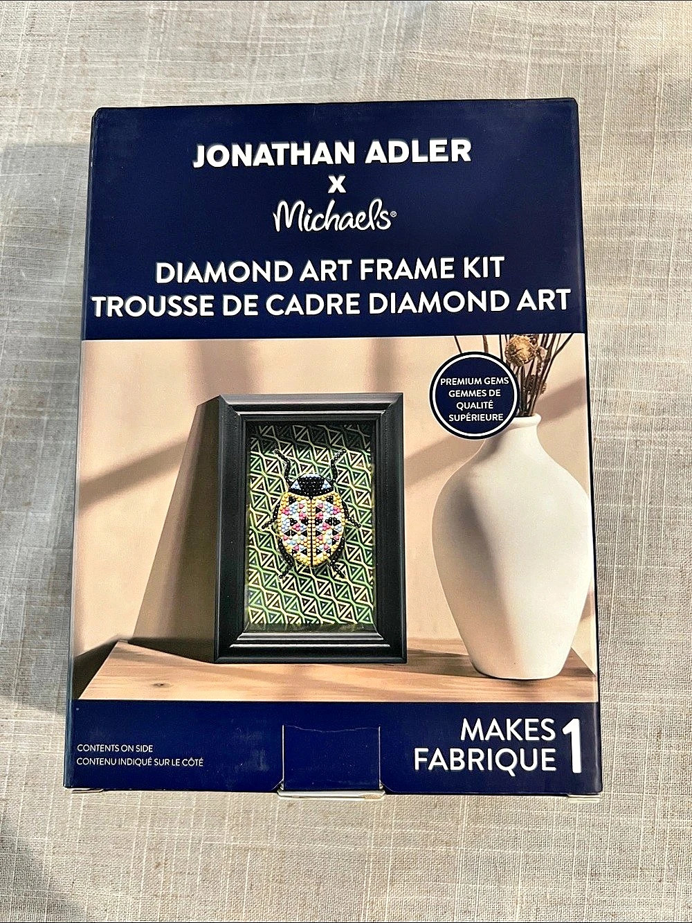 Jonathan Adler Diamond Art Frame Kit Multicolor NWT
